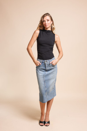 Τζιν Φούστα Midi 