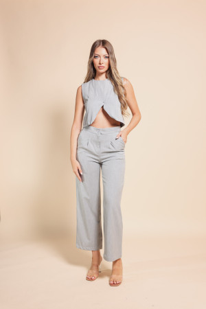 Co-Ord Set Crop top-παντελόνι