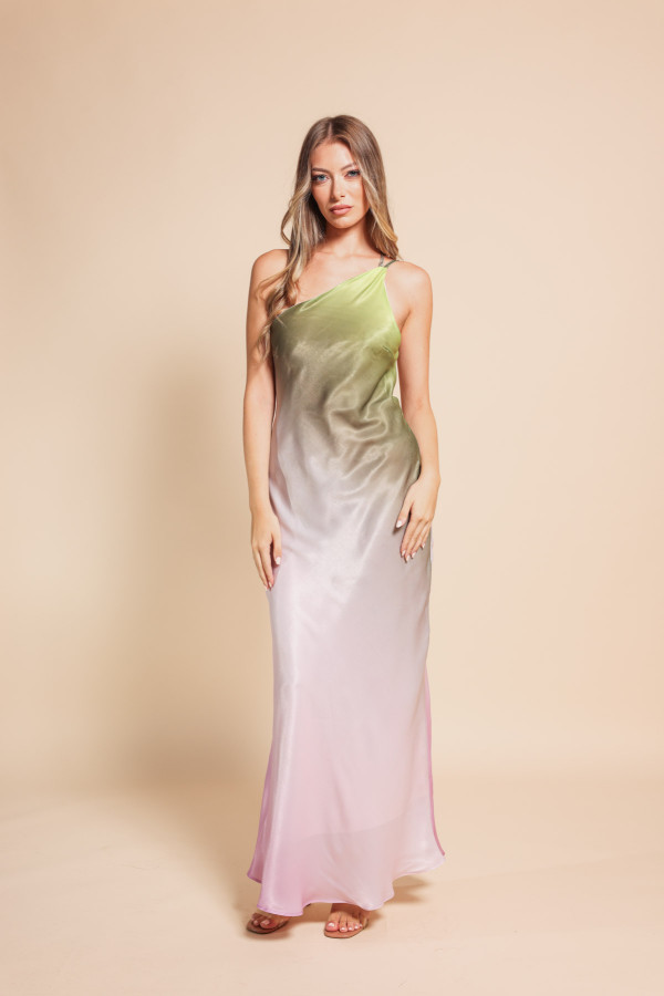 Maxi Φόρεμα Double Colour