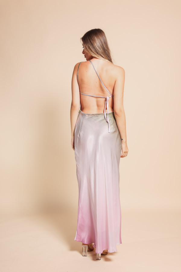 Maxi Φόρεμα Double Colour