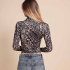Μπλούζα basic μακρυμάνικη  leopard